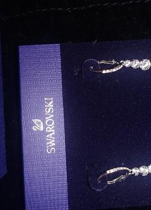 Оригинальные серьги swarovski2 фото