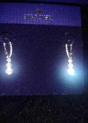 Оригинальные серьги swarovski5 фото