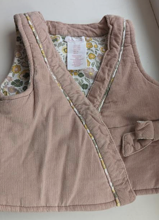 Жилетка вельвет для дівчинки