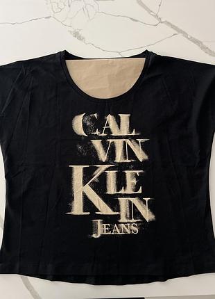 Футболка жіноча фірма calvin klein jeans l розмір