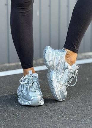 👟 жіночі кросівки білі з сірим  👟