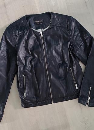 Куртка шкіряна massimo dutti