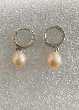 Серьги с жемчугом