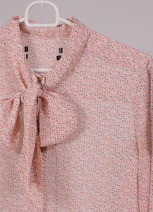 Нежная прозрачная рубашка maison scotch в звездный принт
