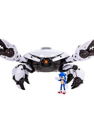 Sonic the hedgehog sonic набор соник 3 в кино робот краб 424094 3 movie crab mech