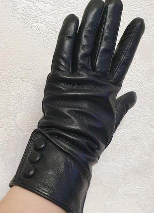 Стильні жіночі рукавички з натуральної шкіри