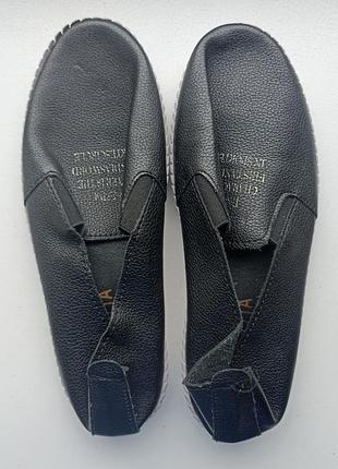 Мокасины кожаные для девочки на переувное