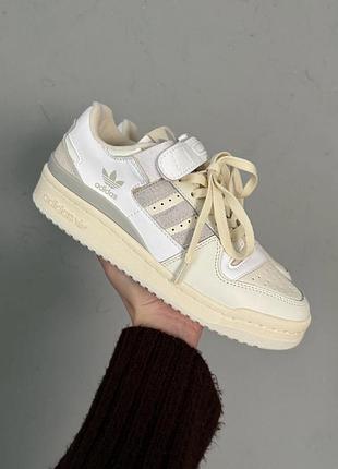 Кроссовки adidas forum 84 low cream white