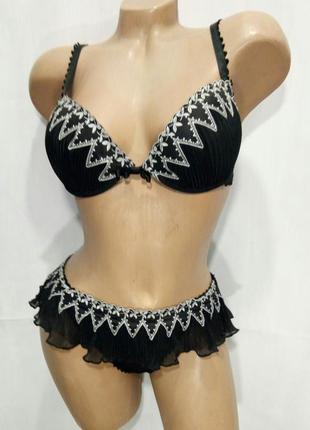 Jolidon комплект женского нижнего белья черный 75c