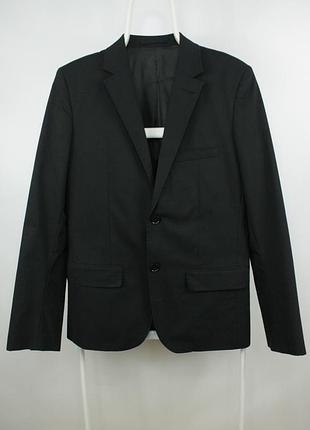 Класичний брендовий піджак блейзер a.p.c. black cotton nylon blend stretch blazer jacket men's