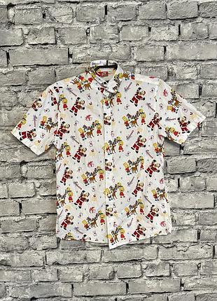 Тенниска симпсоны футболка primark the simpsons rare vintage mtv майка винтажная летняя рубашка