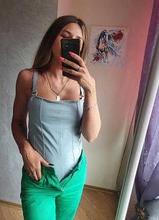 Замшевый боди