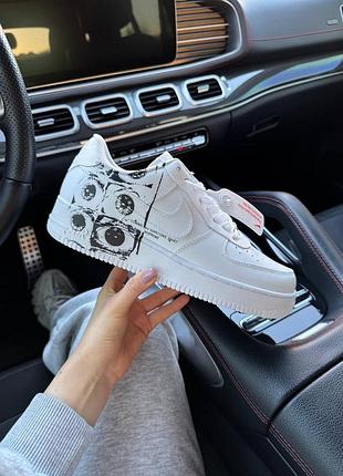 nike air force black pony base girls and blue hair 1 low x supreme x comme des garçons