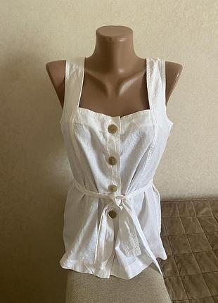 Льонова блузка корсет ann taylor