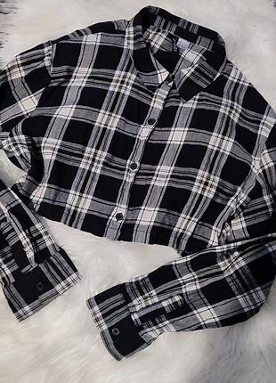 Укороченная рубашка от h&m