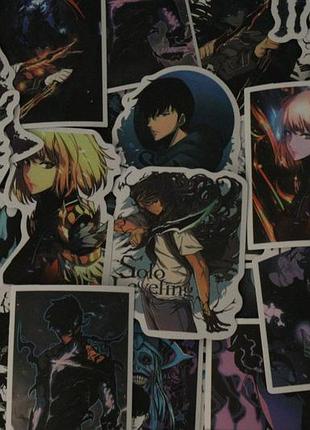 Стікери з аніме соло левелінг