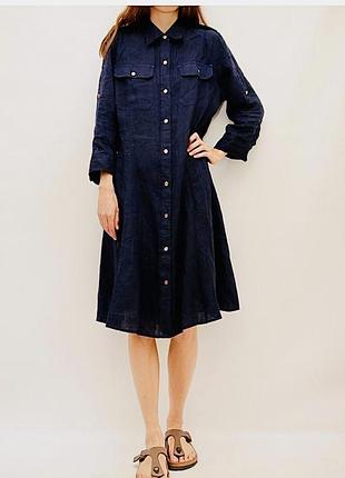 Сукня сорочка льон ralph lauren