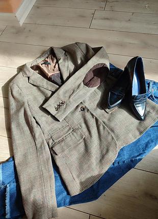 Піджак жіночий у клітинку р.м від wefashion