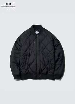 Пуховик-бомбер uniqlo коллаборація з white mountaineering