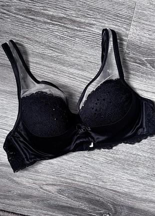 Бюстгальтер чорний жіночий