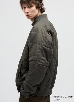 Пуховик-бомбер uniqlo коллаборация с white mountaineering3 фото