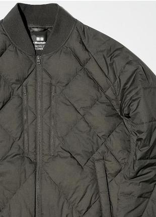 Пуховик-бомбер uniqlo коллаборация с white mountaineering7 фото