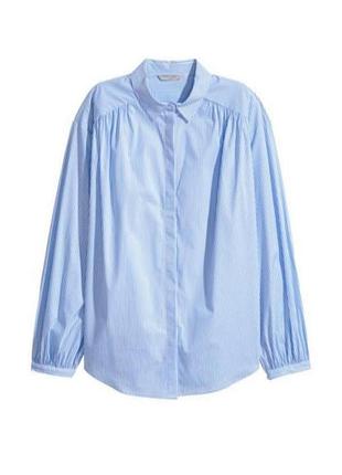 Сорочка в смужку h&m (оверсайз)