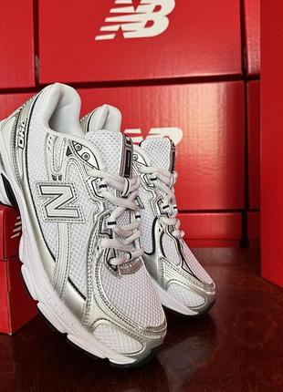 Кросівки чоловічі new balance 740, кросівки жіночі new balance, кросівки білі2 фото