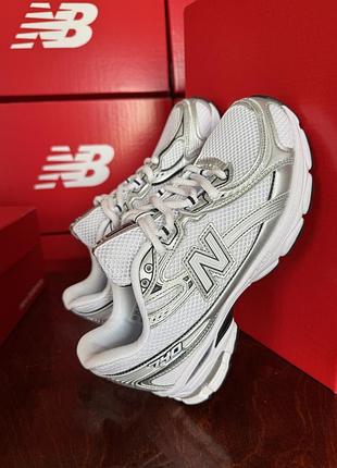 Кросівки чоловічі new balance 740, кросівки жіночі new balance, кросівки білі7 фото