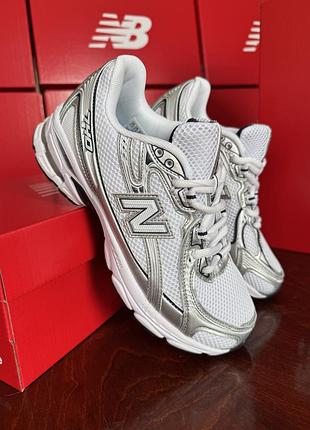 Кросівки чоловічі new balance 740, кросівки жіночі new balance, кросівки білі5 фото