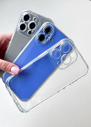 Прозорий протиударний чохол на 13 pro iphone айфон 13 про