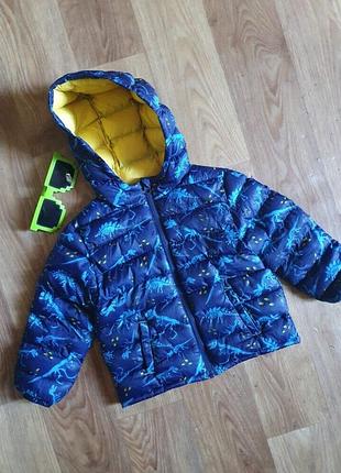 Куртка с динозаврами mountain warehouse 1,5-2г