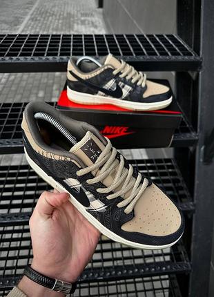 👟🔥 кроссовки женские nike premier sb dunk low x travis scott "cactus jack" (36-41)4 фото