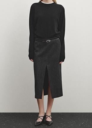 Юбка с розрезами  massimo dutti