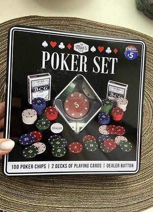 Настільна гра|poker set|англія1 фото