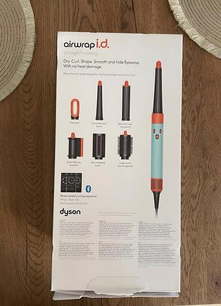 Дайсон стайлер dyson airwrap i.d. straight+wavy ceramic patina/topaz (533598-01)