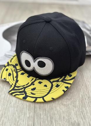 Кепка снепбек (snapback) глаза черный 56-61р (9096)