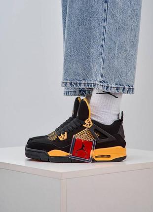 Кроссовки nike air jordan 4 retro thunder
