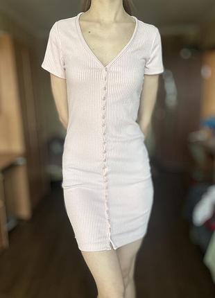 Рожева міні-сукня guess 6