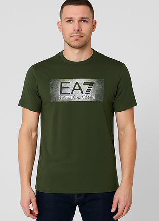 Чоловіча футболка MEN armani ea7 | зелена | ідеальний стан | l