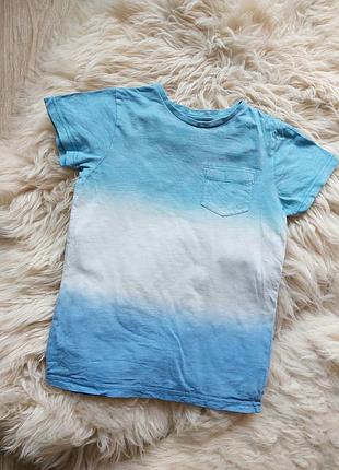💙🧡🩵 красива футболочка голубий  градієнт