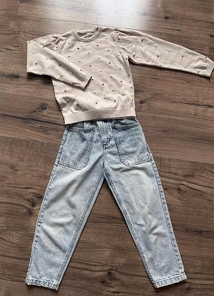 Джинси для дівчинки zara р.134
