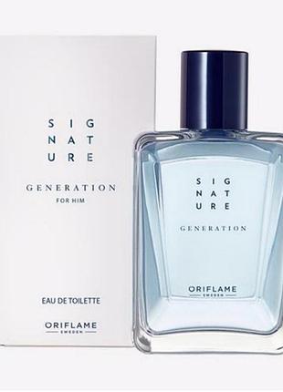 Туалетна вода signature generation1 фото