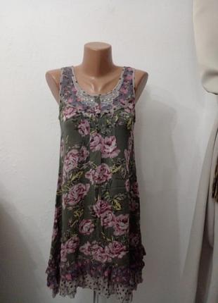 Интересное платье из вискозы