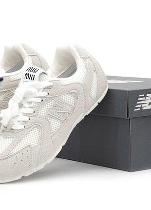 Кросівки жіночі чоловічі new balance 530 miu miu
