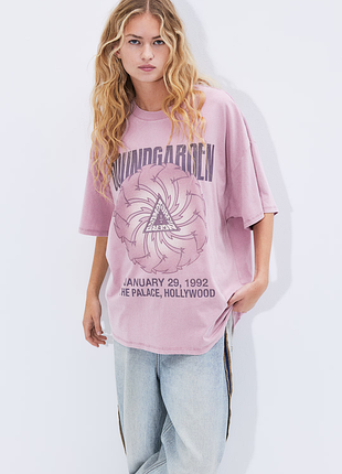 Бавовняна варена футболка soundgarden h&m