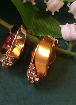 Роскошные, винтажные клипсы. америка.