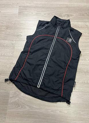 Женская жилеткая для бега спорта karrimor
