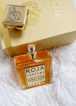 Roja dove parfums amber aoud💥оригінал 0,5 мл розпив аромату затест9 фото