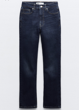 Джинсы синие zara 385 фото
